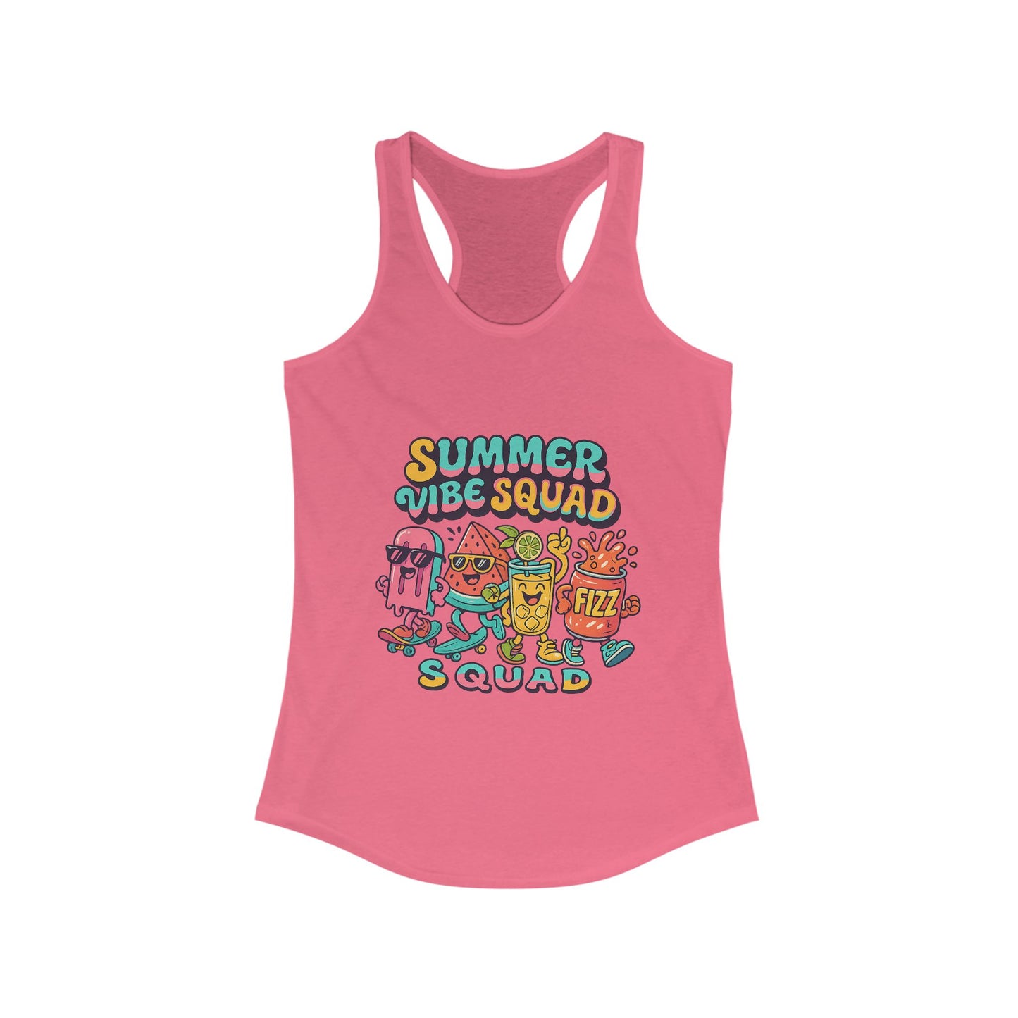 Copy of Summer Vibe Squad Tank Top, Fun Summer Apparel, Casual Women's Top, Workout Tank for Beach Days, Gift for Beach Lovers