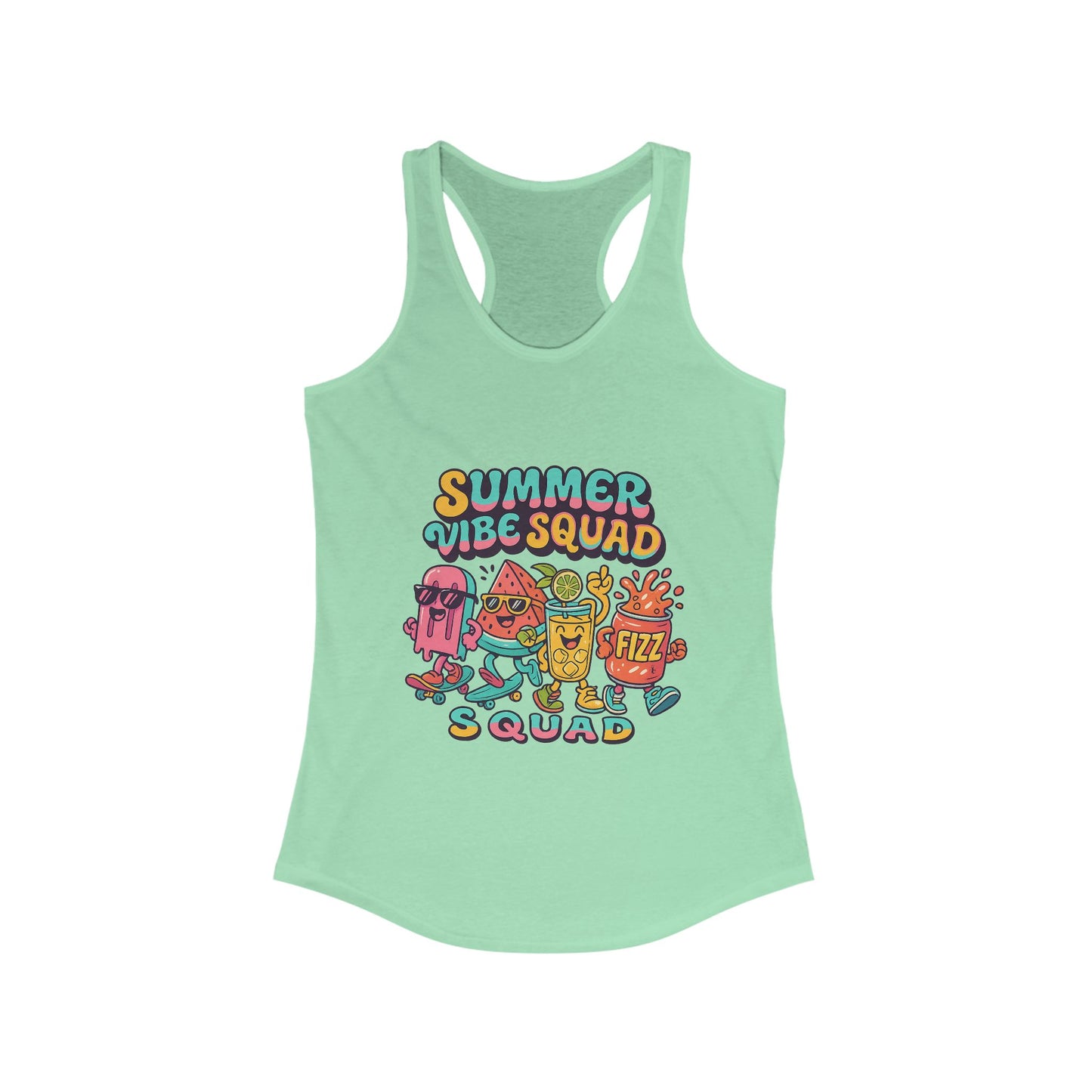 Copy of Summer Vibe Squad Tank Top, Fun Summer Apparel, Casual Women's Top, Workout Tank for Beach Days, Gift for Beach Lovers