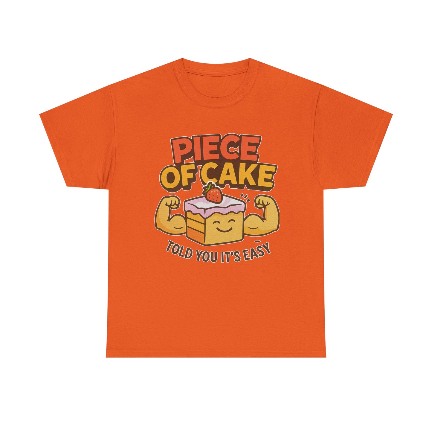Fun Cake Graphic Tee, Piece of Cake T-Shirt, Foodie Gift, Self-Care Apparel, Birthday Celebration Wear, Casual Everyday Fashion