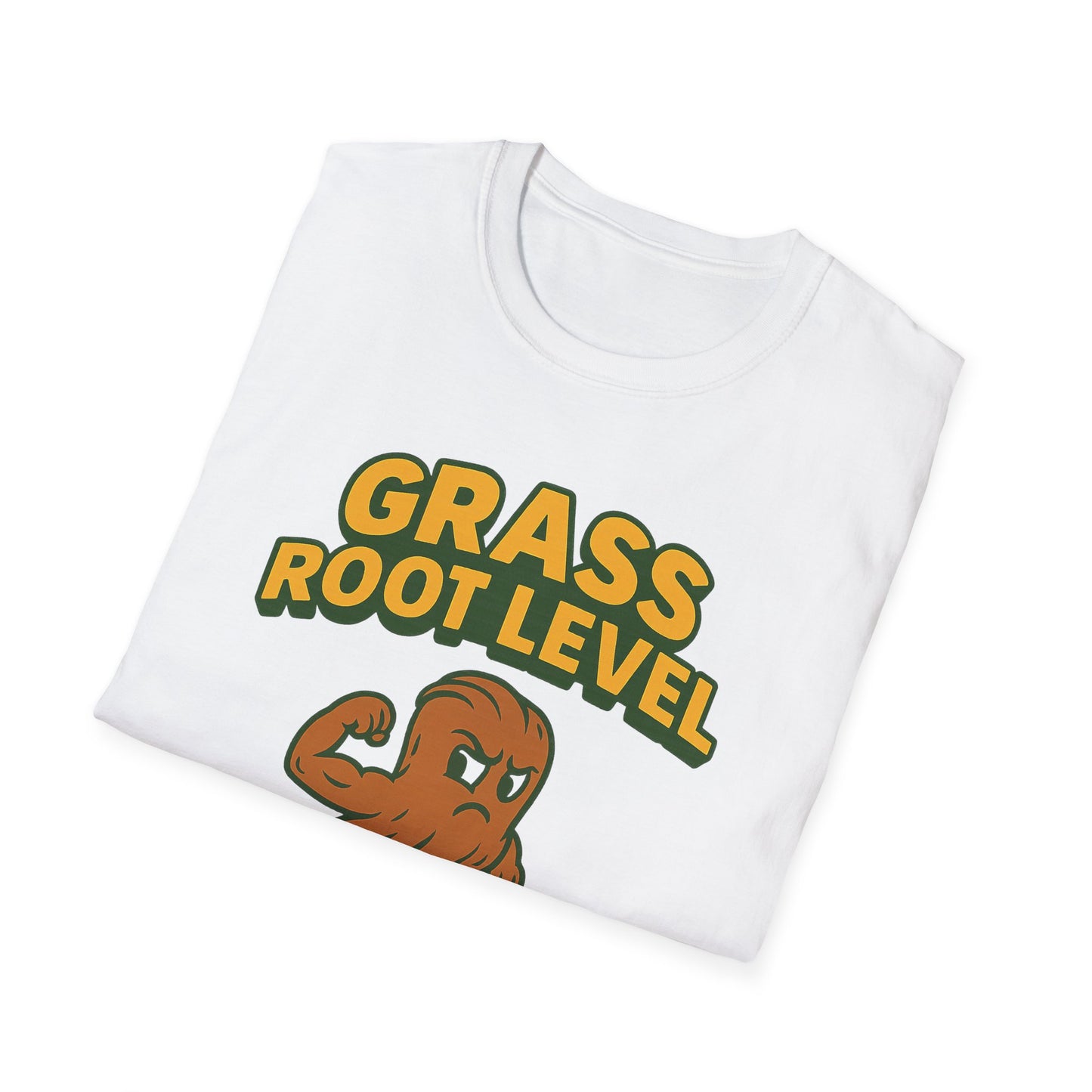 Grass Root Level T-Shirt, Motivational Tee, Unisex Graphic Tee, Eco-Friendly Apparel, Gift for Growth Mindset