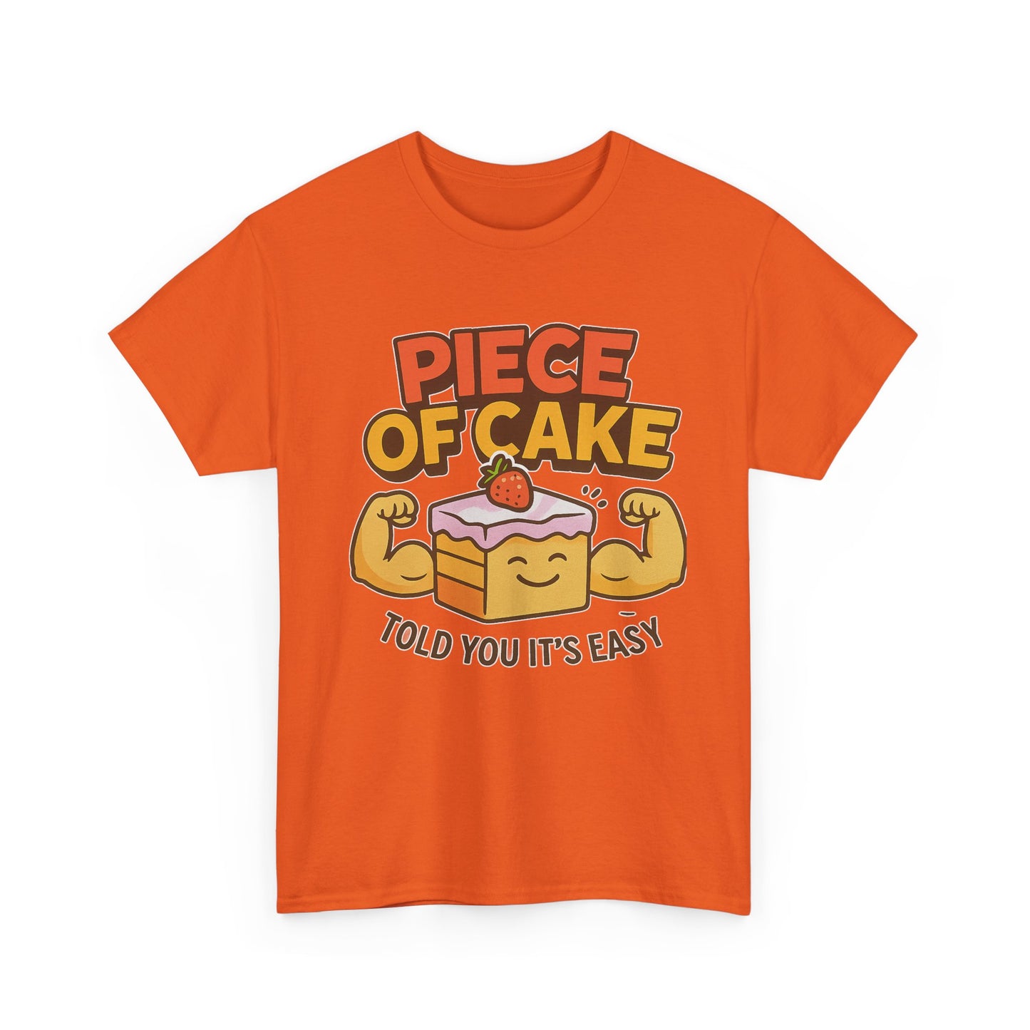 Fun Cake Graphic Tee, Piece of Cake T-Shirt, Foodie Gift, Self-Care Apparel, Birthday Celebration Wear, Casual Everyday Fashion