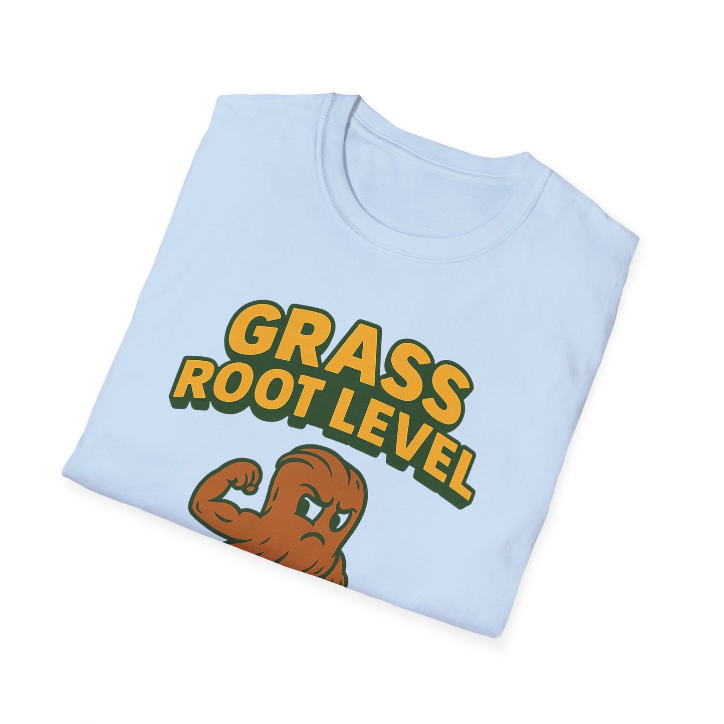 Grass Root Level T-Shirt, Motivational Tee, Unisex Graphic Tee, Eco-Friendly Apparel, Gift for Growth Mindset