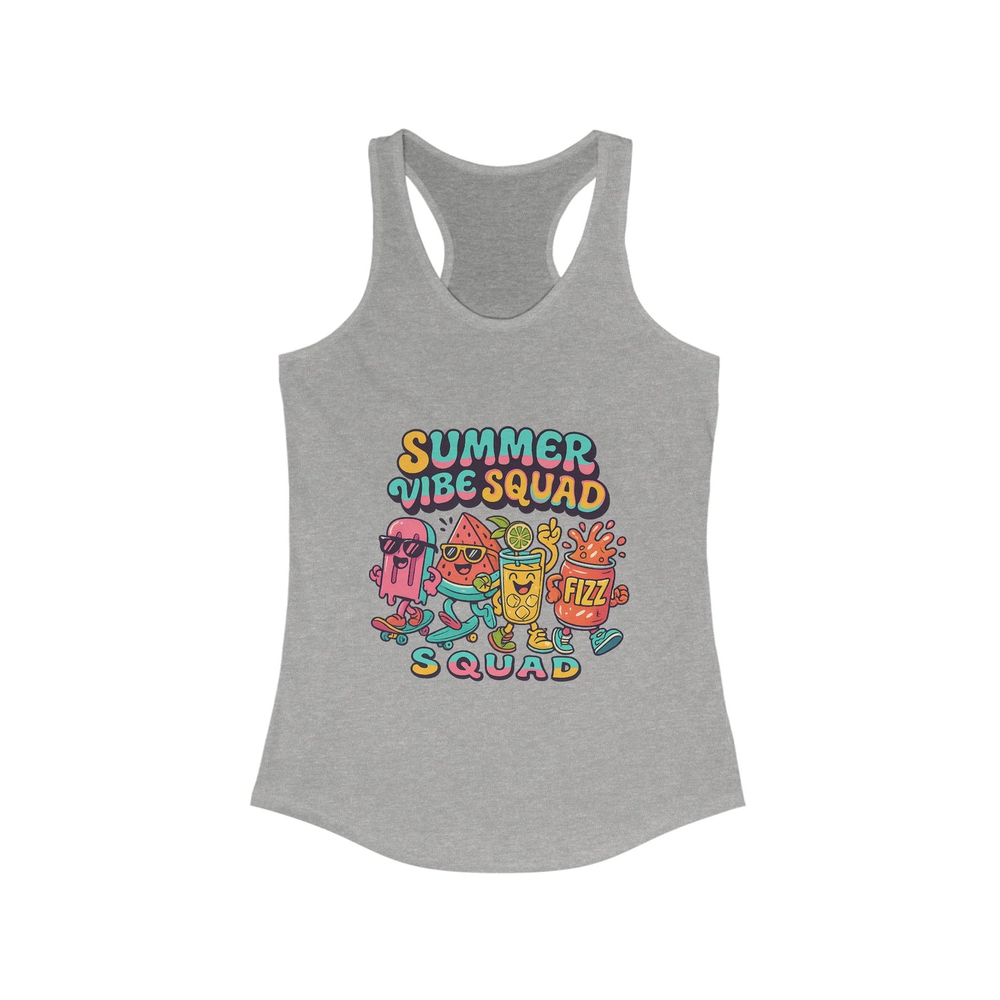 Copy of Summer Vibe Squad Tank Top, Fun Summer Apparel, Casual Women's Top, Workout Tank for Beach Days, Gift for Beach Lovers