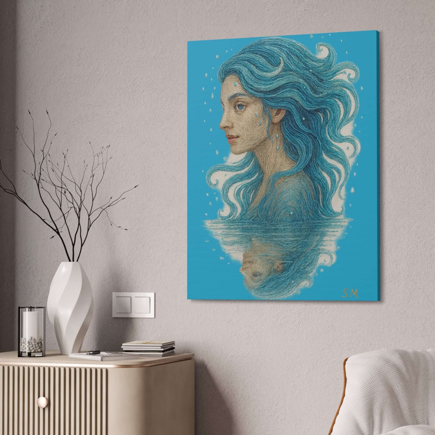 Lunar Canvas Art Printify