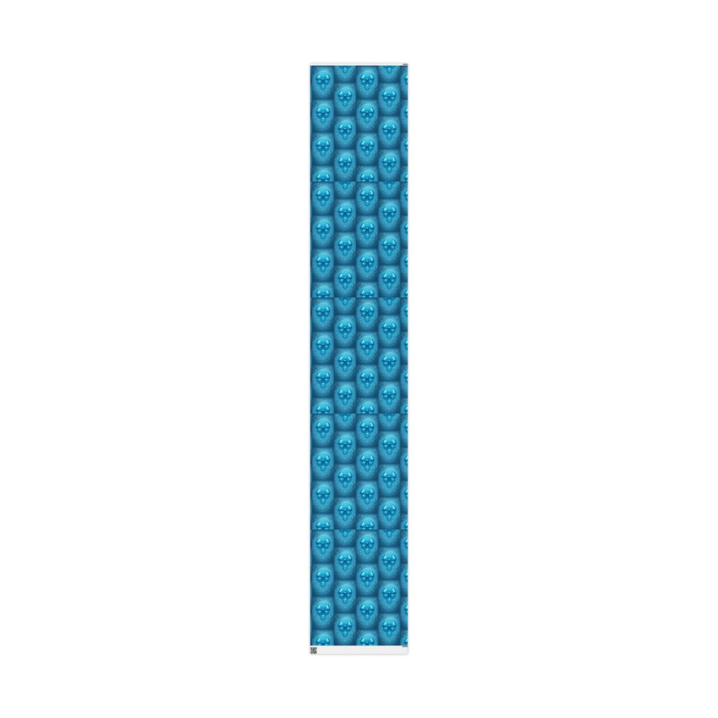 Blue Holiday Gift Wrapping Paper, Festive Snowflake Prints, Eco-Friendly Wrap for Birthdays, Christmas, and Special Occasions Printify