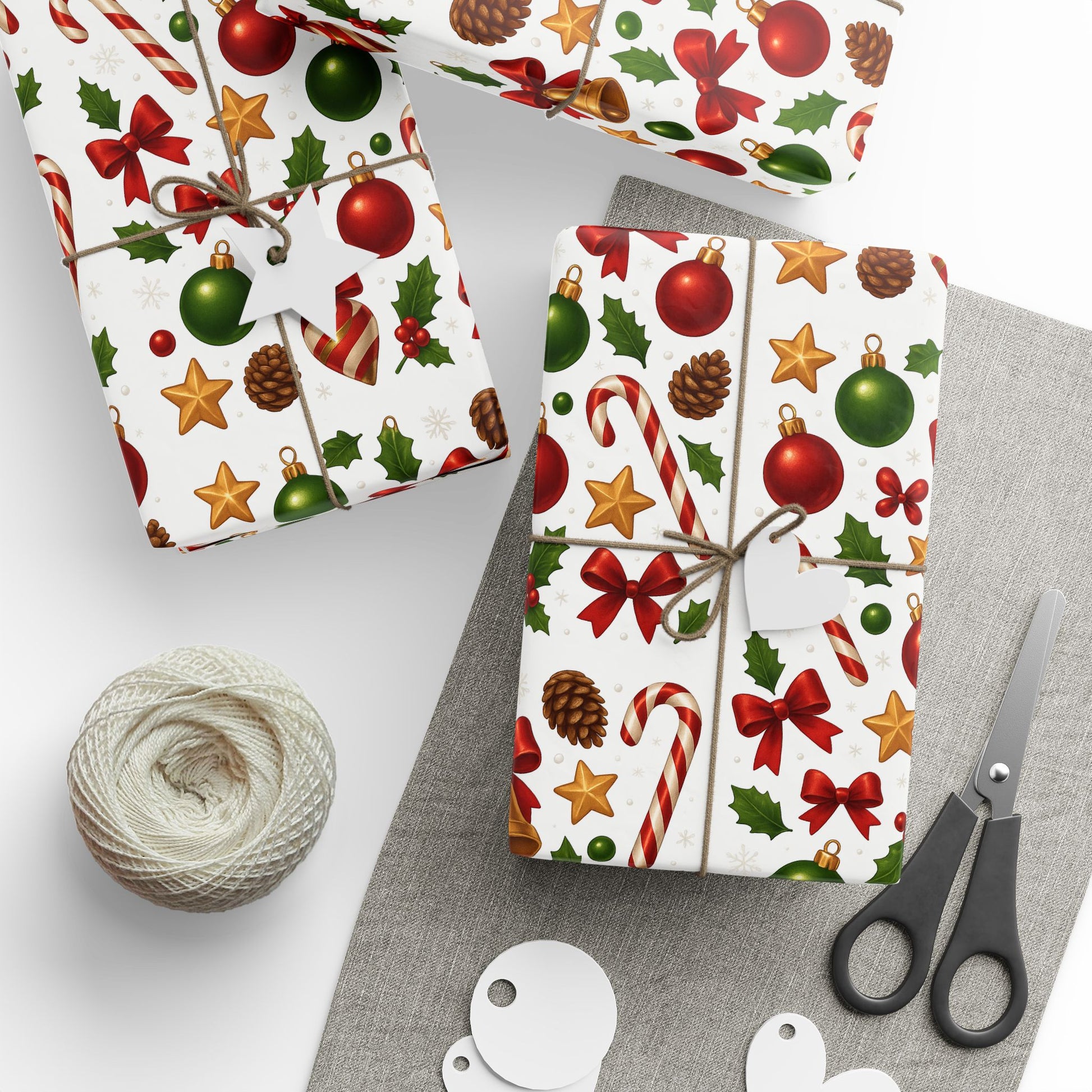Festive Wrapping Paper for Holidays, Christmas Gift Wrap, Seasonal Decorative Paper, Eco-Friendly Gift Wrap, Party Supplies Printify