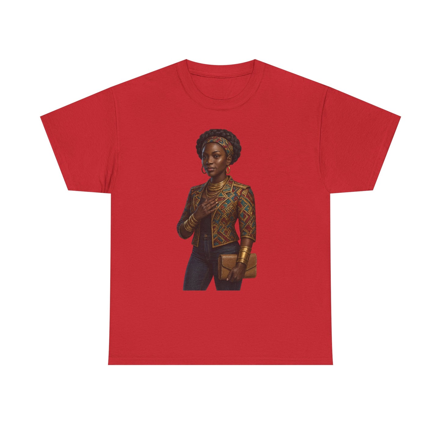 Cultural Heritage Graphic Tee – Unisex Heavy Cotton Shirt Printify