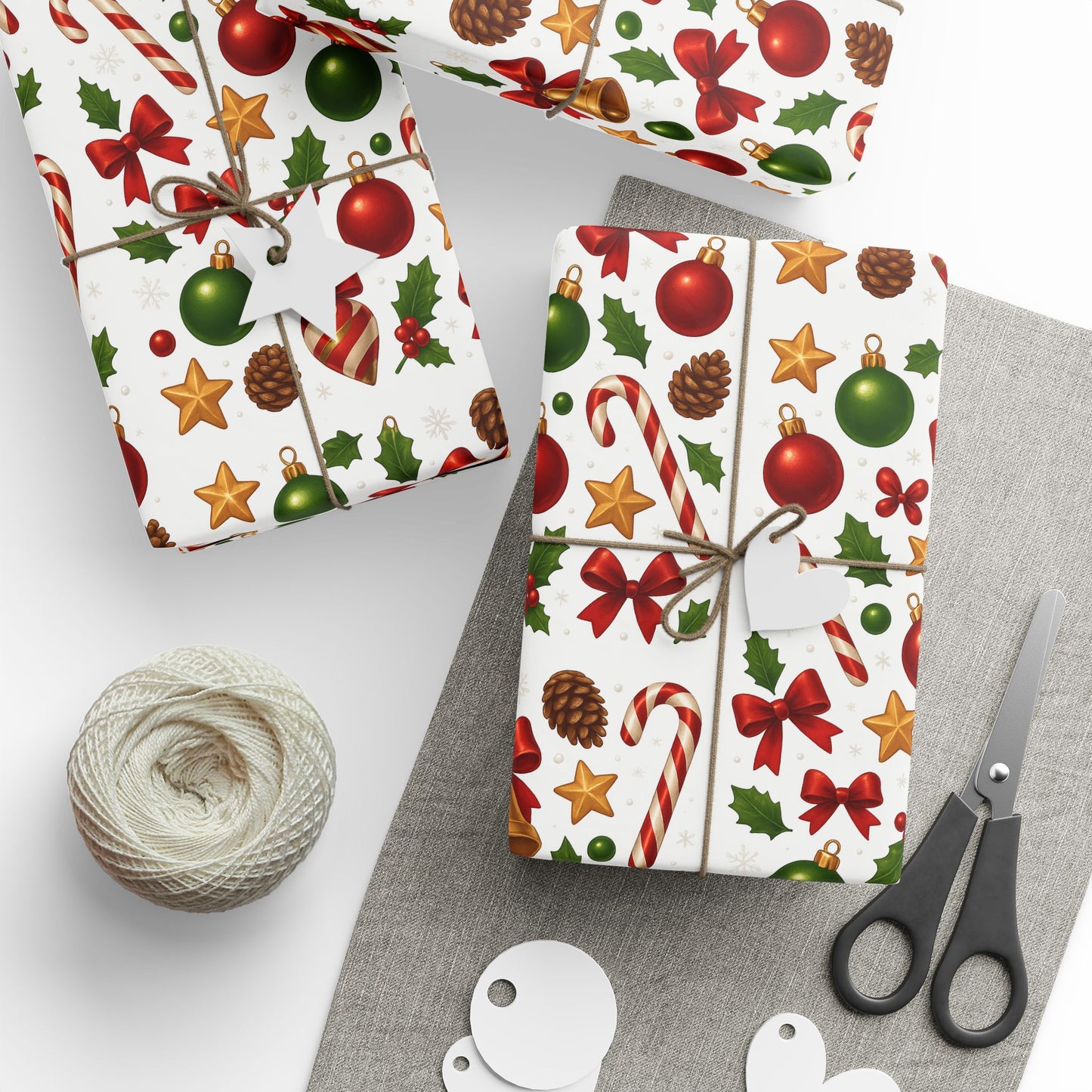 Festive Wrapping Paper for Holidays, Christmas Gift Wrap, Seasonal Decorative Paper, Eco-Friendly Gift Wrap, Party Supplies Printify