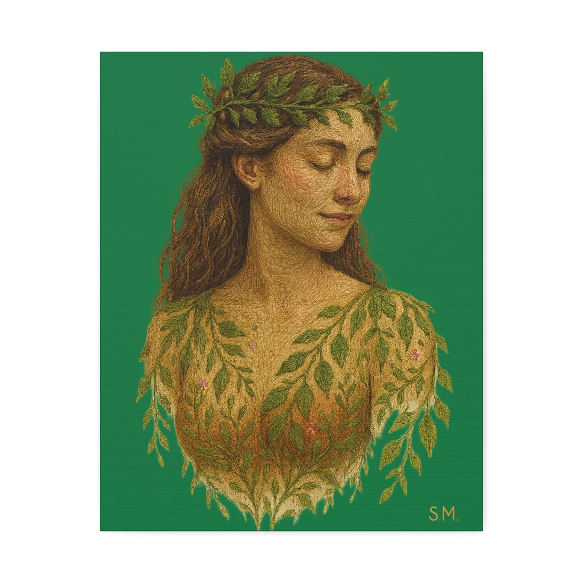 Gaia — The Mother of Earth Portrait Printify