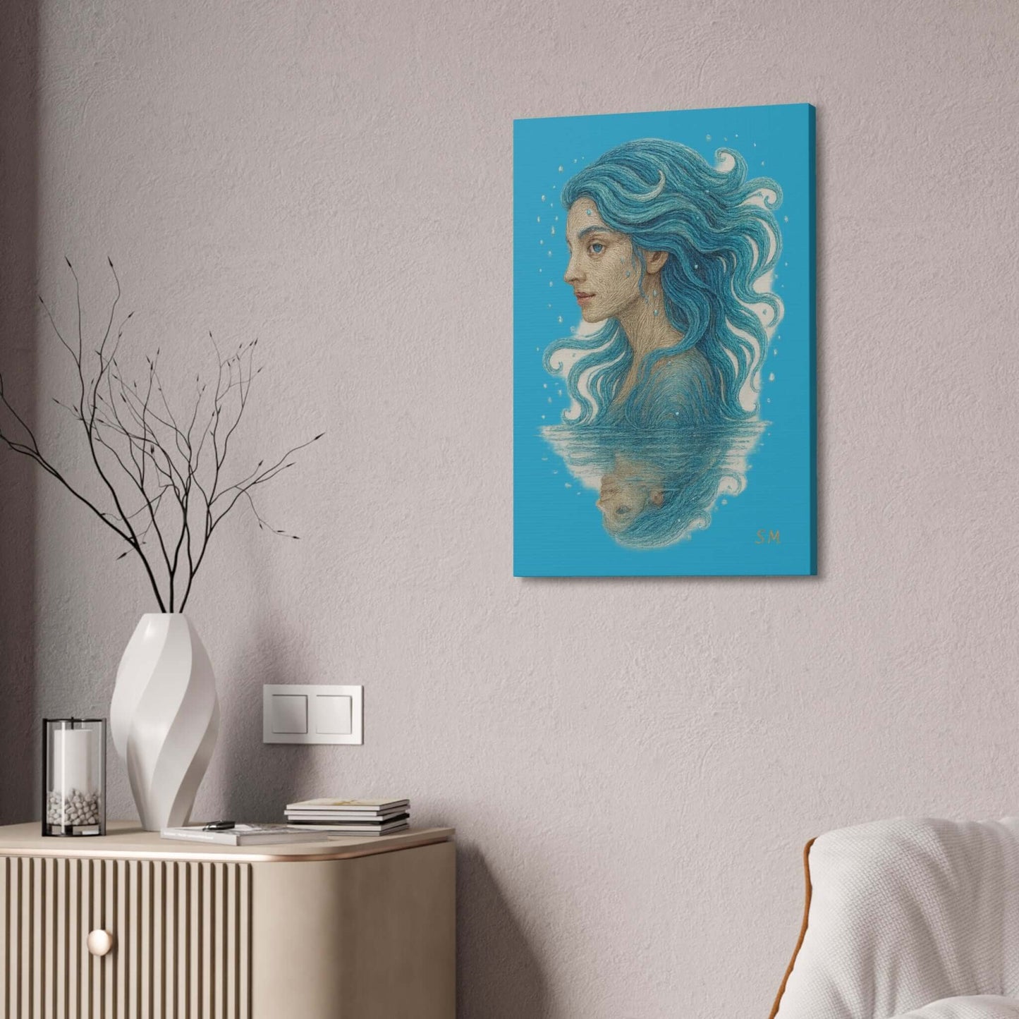 Lunar Canvas Art Printify
