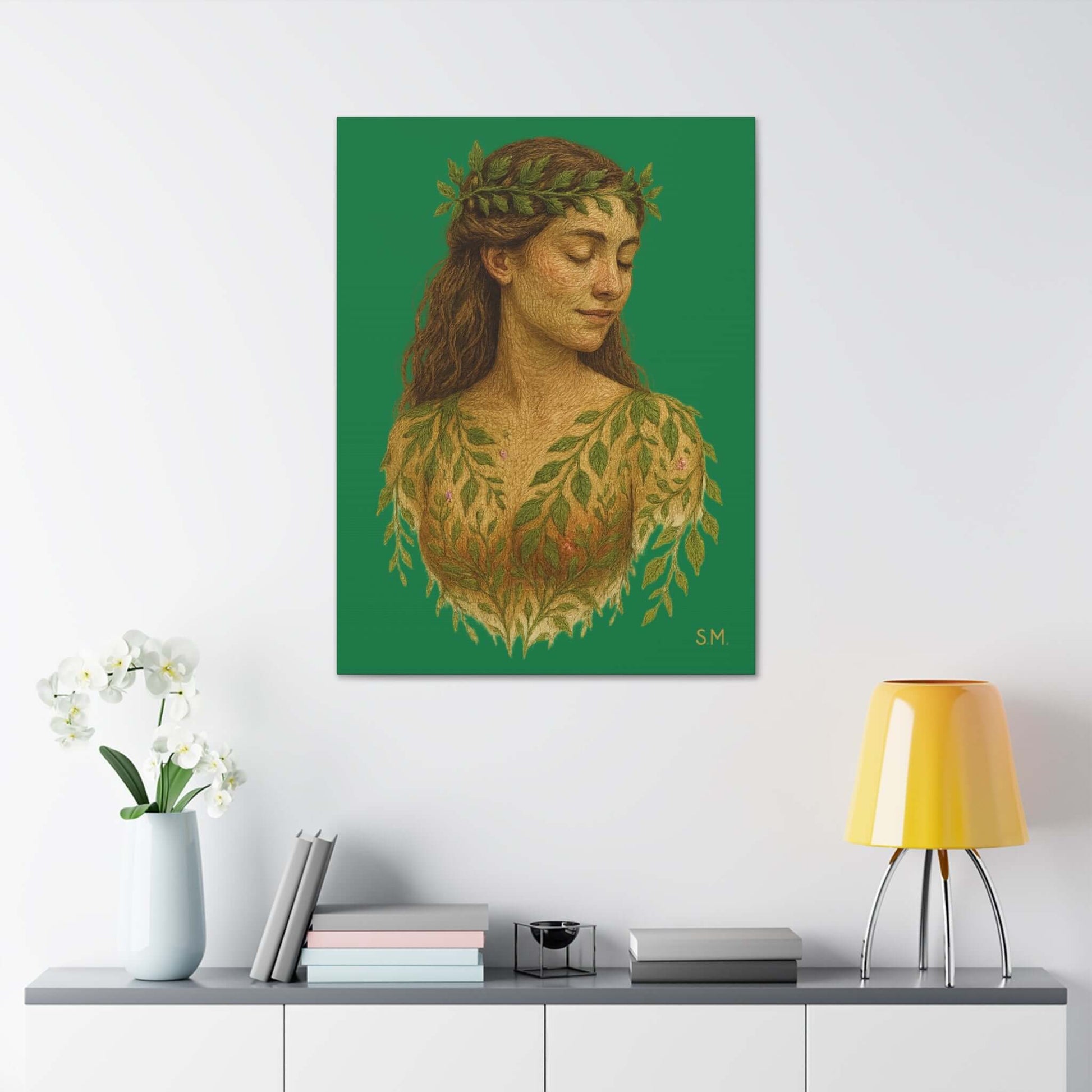 Gaia — The Mother of Earth Portrait Printify