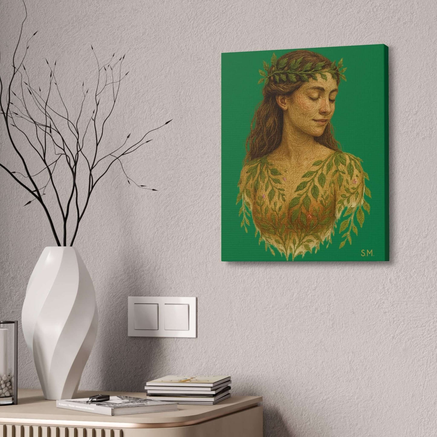 Gaia — The Mother of Earth Portrait Printify