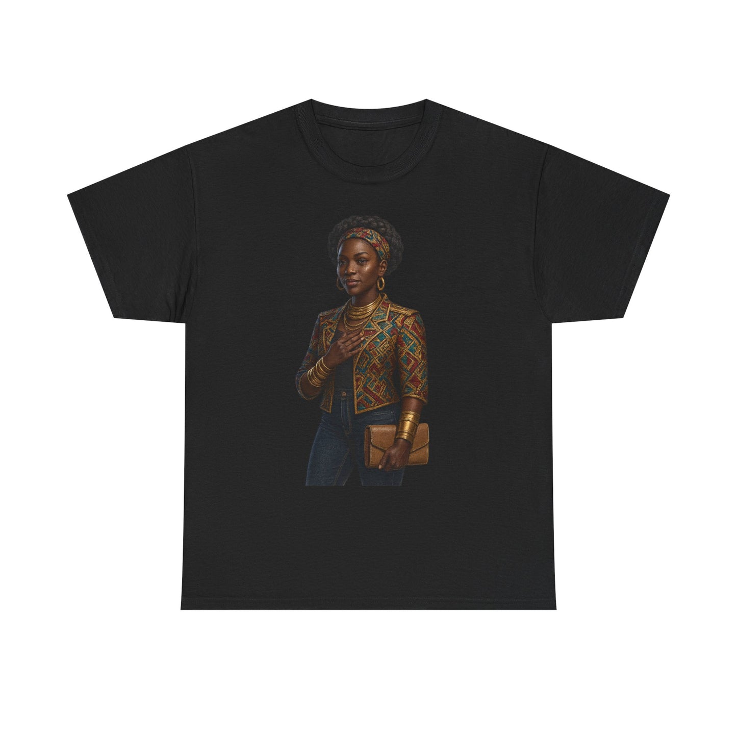Cultural Heritage Graphic Tee – Unisex Heavy Cotton Shirt Printify