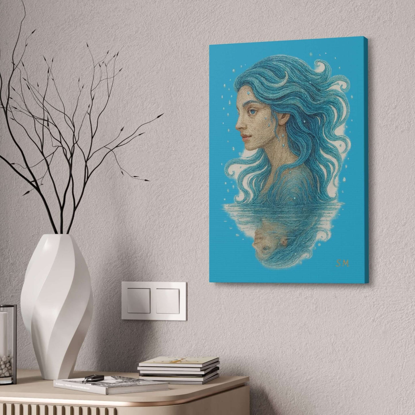 Lunar Canvas Art Printify