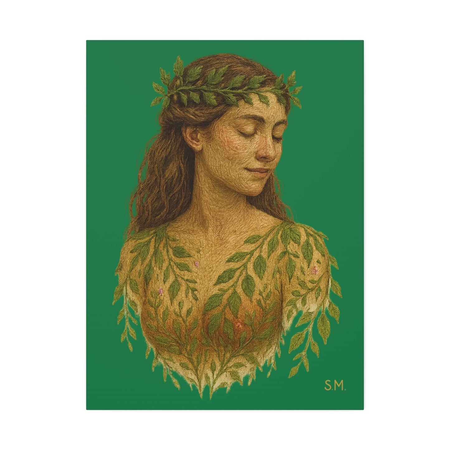 Gaia — The Mother of Earth Portrait Printify